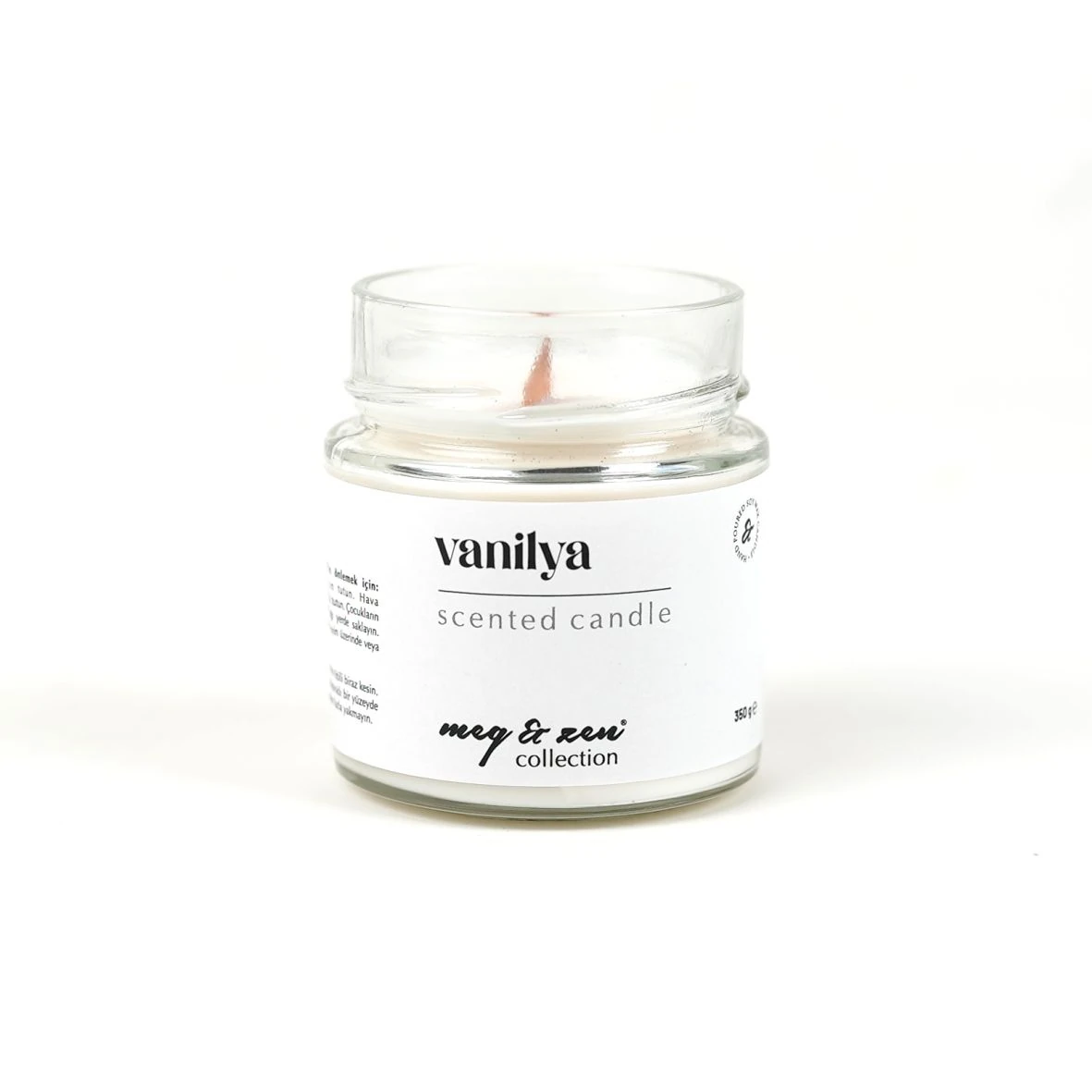 VANİLYA Kavanoz Mum 350gr